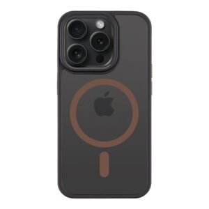 Tactical iPhone 15 Pro Magforce Hyperstealth 2.0 Cover - 8596311279294 - Black/Mocha Mousse