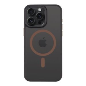 Tactical iPhone 15 Pro Max Magforce Hyperstealth 2.0 Cover - 8596311279300 - Black/Mocha Mousse