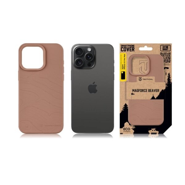 Tactical MagForce iPhone 15 Pro Beaver Cover - 8596311283109 - Mocha Mousse – Bild 3