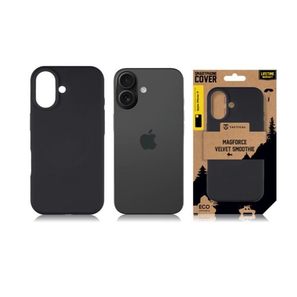 Tactical iPhone 17 MagForce Velvet Smoothie Cover - 8596311284014 - Asphalt – Bild 2