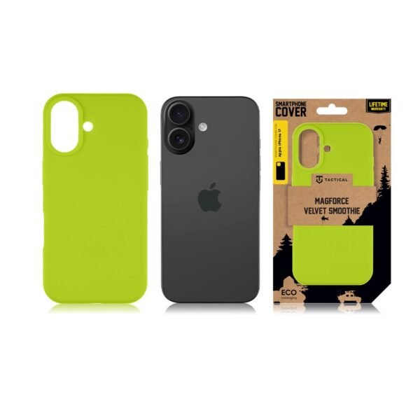 Tactical iPhone 17 MagForce Velvet Smoothie Cover - 8596311284045 - Avocado – Bild 2