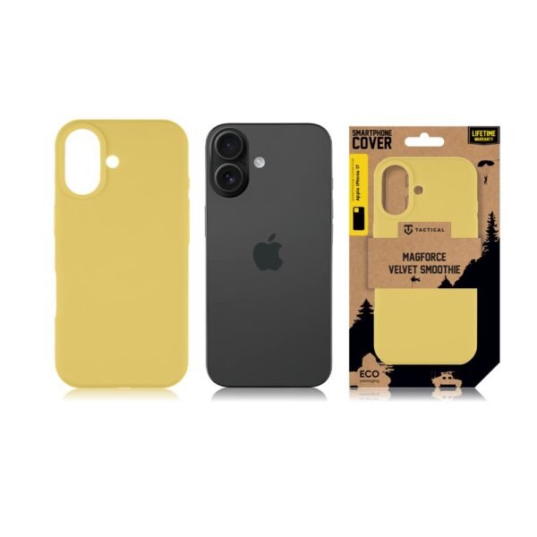 Tactical iPhone 17 MagForce Velvet Smoothie Cover - 8596311284052 - Banana – Bild 5