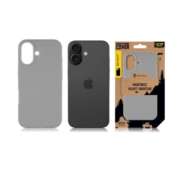 Tactical iPhone 17 MagForce Velvet Smoothie Cover - 8596311284076 - Foggy – Bild 2