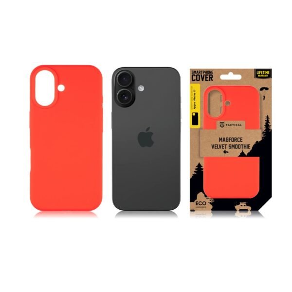 Tactical iPhone 17 MagForce Velvet Smoothie Cover - 8596311284083 - Chilli – Bild 5
