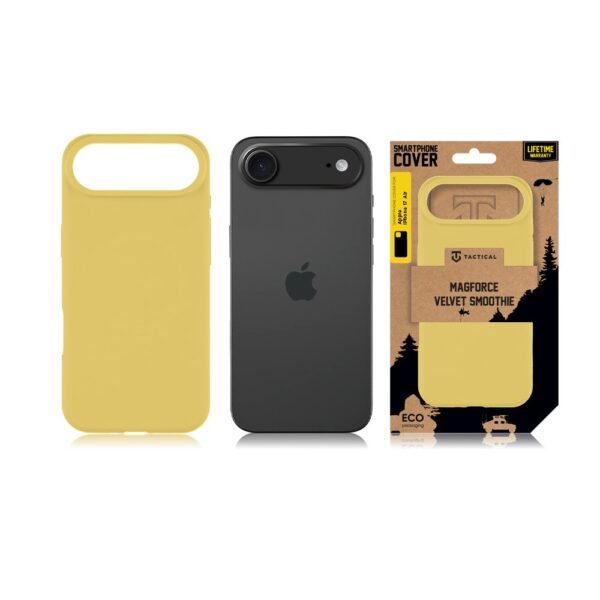 Tactical iPhone 17 Air MagForce Velvet Smoothie Cover - 8596311284144 - Banana – Bild 4