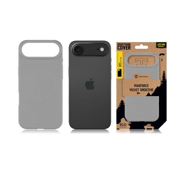 Tactical iPhone 17 Air MagForce Velvet Smoothie Cover - 8596311284175 - Foggy – Bild 5