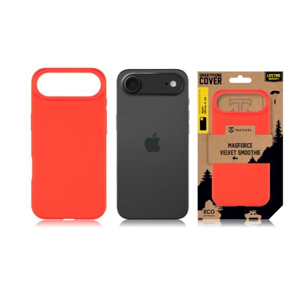Tactical iPhone 17 Air MagForce Velvet Smoothie Cover - 8596311284182 - Chilli – Bild 5