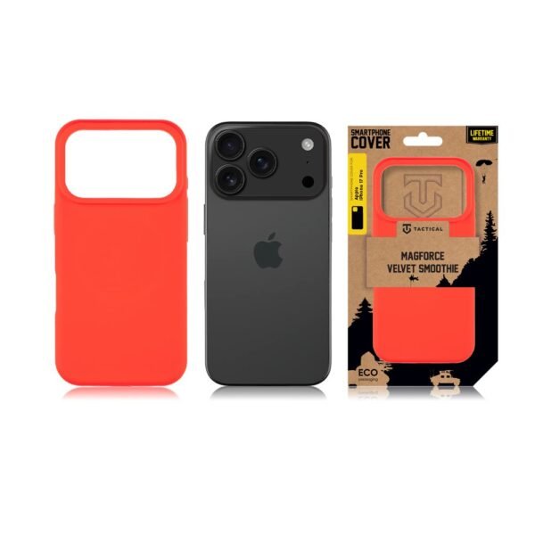 Tactical iPhone 17 Pro MagForce Velvet Smoothie Cover - 8596311284274 - Chilli – Bild 5