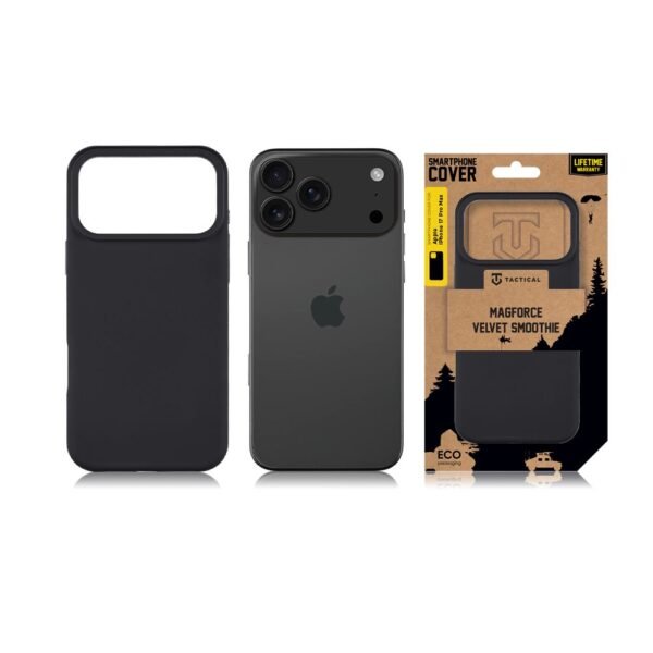 Tactical iPhone 17 Pro Max MagForce Velvet Smoothie Cover - 8596311284298 - Asphalt – Bild 5