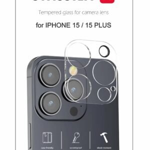 Swissten iPhone 15/iPhone 15 Plus Camera Lens Tempered Glass - 94500109