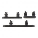 Apple iPhone 16e Side Buttons - 3pcs one set - Black