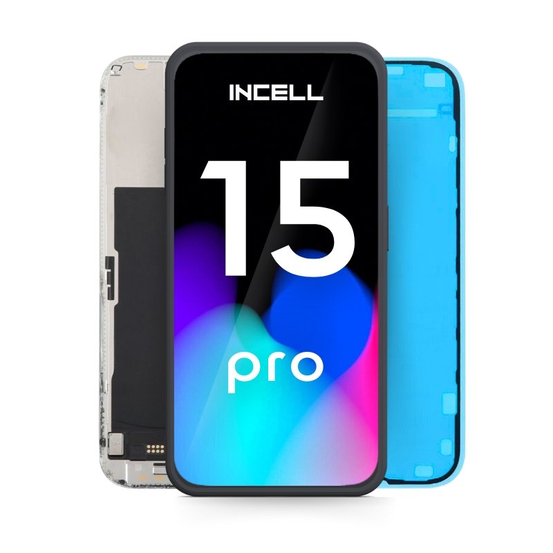 Apple iPhone 15 Pro LCD Display + Touchscreen - Repart - Incell - Black