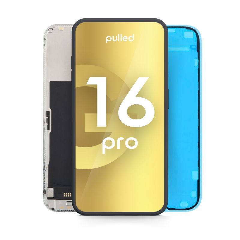 Apple iPhone 16 Pro LCD Display + Touchscreen - Pulled - With Sensor Flex - Grade A+ - Black