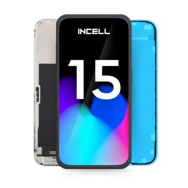 Apple iPhone 15 LCD Display + Touchscreen - Repart - Incell - Black
