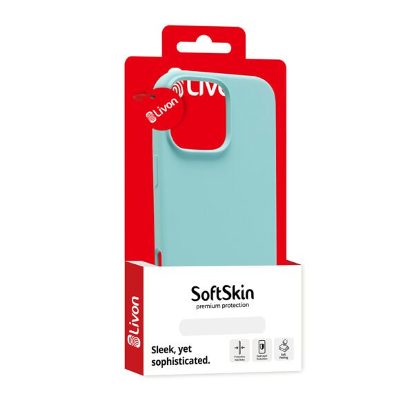 Livon iPhone 15 Pro SoftSkin - Gum Blue – Bild 2