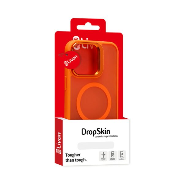 Livon iPhone 16 Pro Max DropSkin - Orange – Bild 2