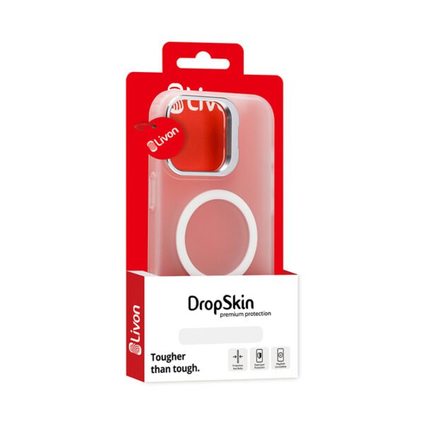 Livon iPhone 16 Plus DropSkin - White – Bild 2