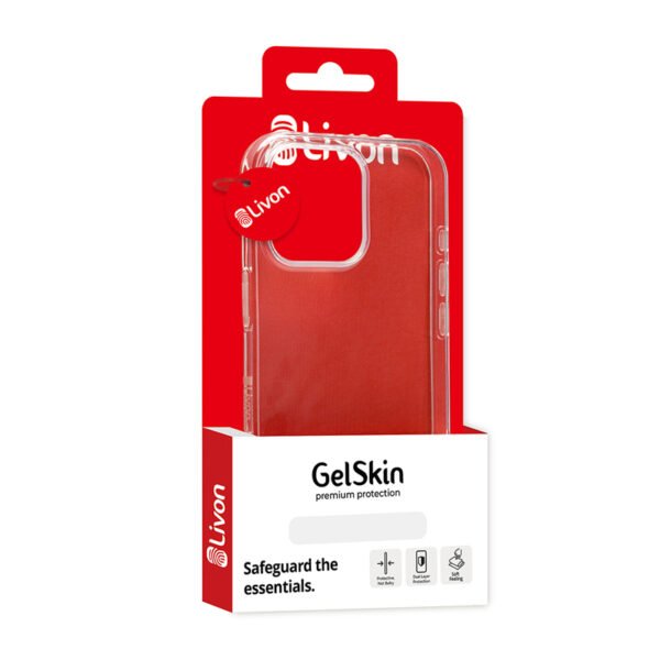 Livon iPhone 15 Pro Gelskin - Transparant – Bild 2