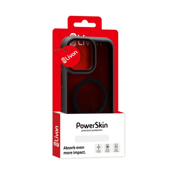 Livon iPhone 16 Plus PowerSkin - Cloud Gray – Bild 4
