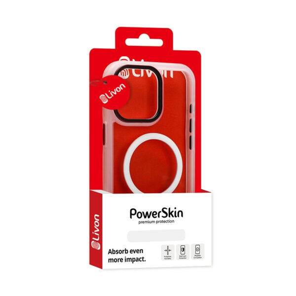 Livon iPhone 16 Plus PowerSkin - Artic White – Bild 3