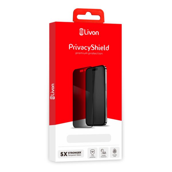 Livon iPhone 16 Pro Max PrivacyShield - Black – Bild 2