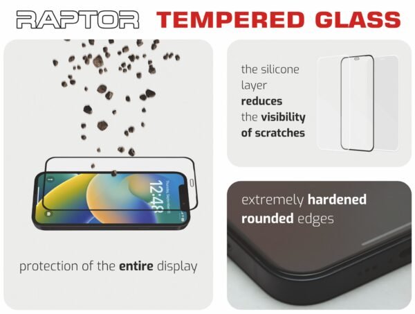 Swissten iPhone 17 Raptor Tempered Glass - 84501860 – Bild 7