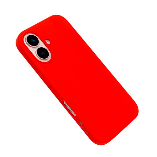 Livon iPhone 16 Plus SoftSkin - Fury Red – Bild 5