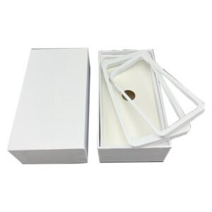 Universal Retail Box for Mobile Phone - For iPhone 6G to iPhone 15 Pro Max - Incl Charger/Cable - White