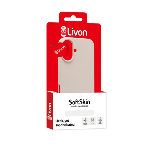 Livon iPhone 16 Plus SoftSkin - Gray Owl – Bild 2