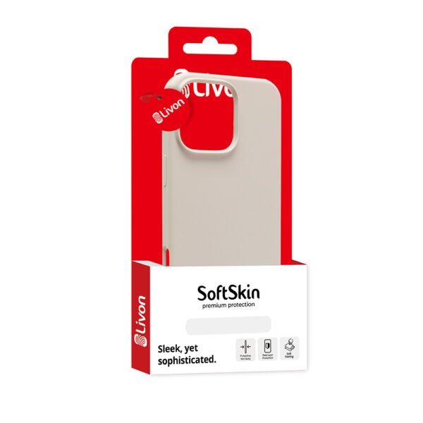 Livon iPhone 15 Pro SoftSkin - Gray Owl – Bild 4