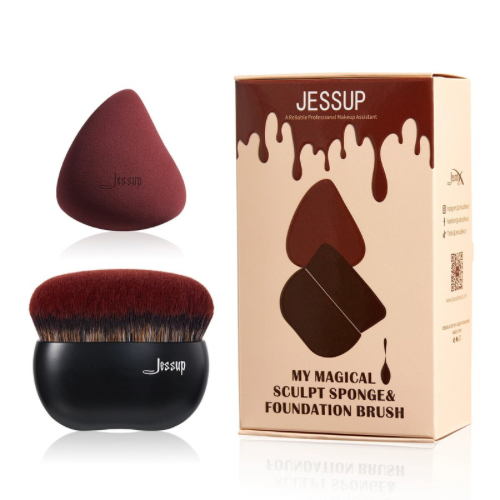 Jessup My Magical Sculpt Sponge & Foundation Brush