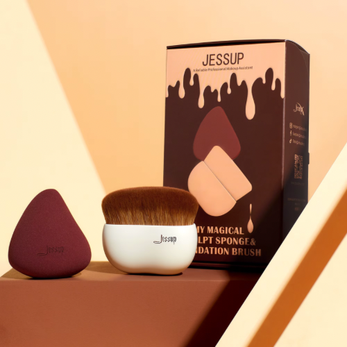 Jessup My Magical Sculpt Sponge & Foundation Brush – Bild 2