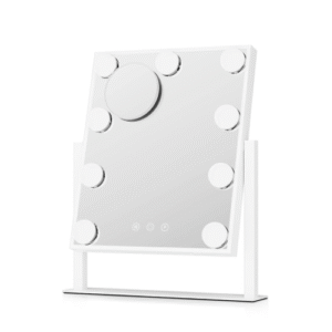 Weißer LED Schminkspiegel