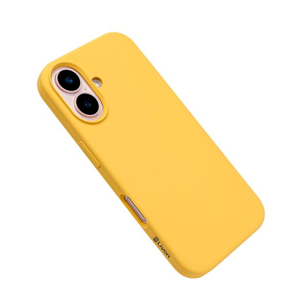 Livon iPhone 16 Plus SoftSkin - Yellow Shine – Bild 4