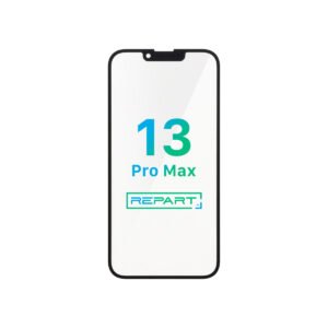 Apple iPhone 13 Pro Max Glass - Repart - with Front Bezel and OCA Glue - 10 PCS - Black