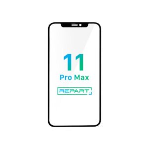Apple iPhone 11 Pro Max Glass - Repart - with Front Bezel and OCA Glue - 10 PCS - Black