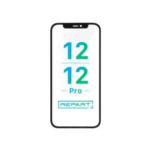 Apple iPhone 12/iPhone 12 Pro Glass - Repart - with Front Bezel and OCA Glue - 10 PCS - Black