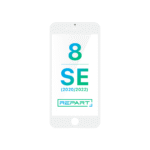 Apple iPhone SE (2020)/iPhone SE (2022) Glass - Repart - with Front Bezel and OCA Glue - White - 10 PCS