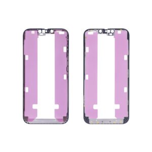 Apple iPhone 13 Pro Max LCD Frame - Repart - Front Bezel with Glue - 10 PCS - Black