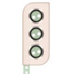 Samsung SM-S906B Galaxy S22 Plus Camera Lens Frame - GH98-47112F - Violet