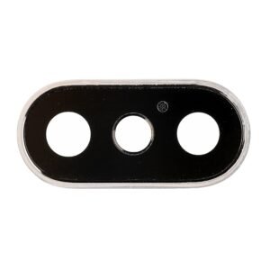 Apple iPhone X Camera lens Frame With Camera Lens White