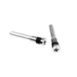 Apple iPhone X Bottom Screws - (2pcs Set) - Silver