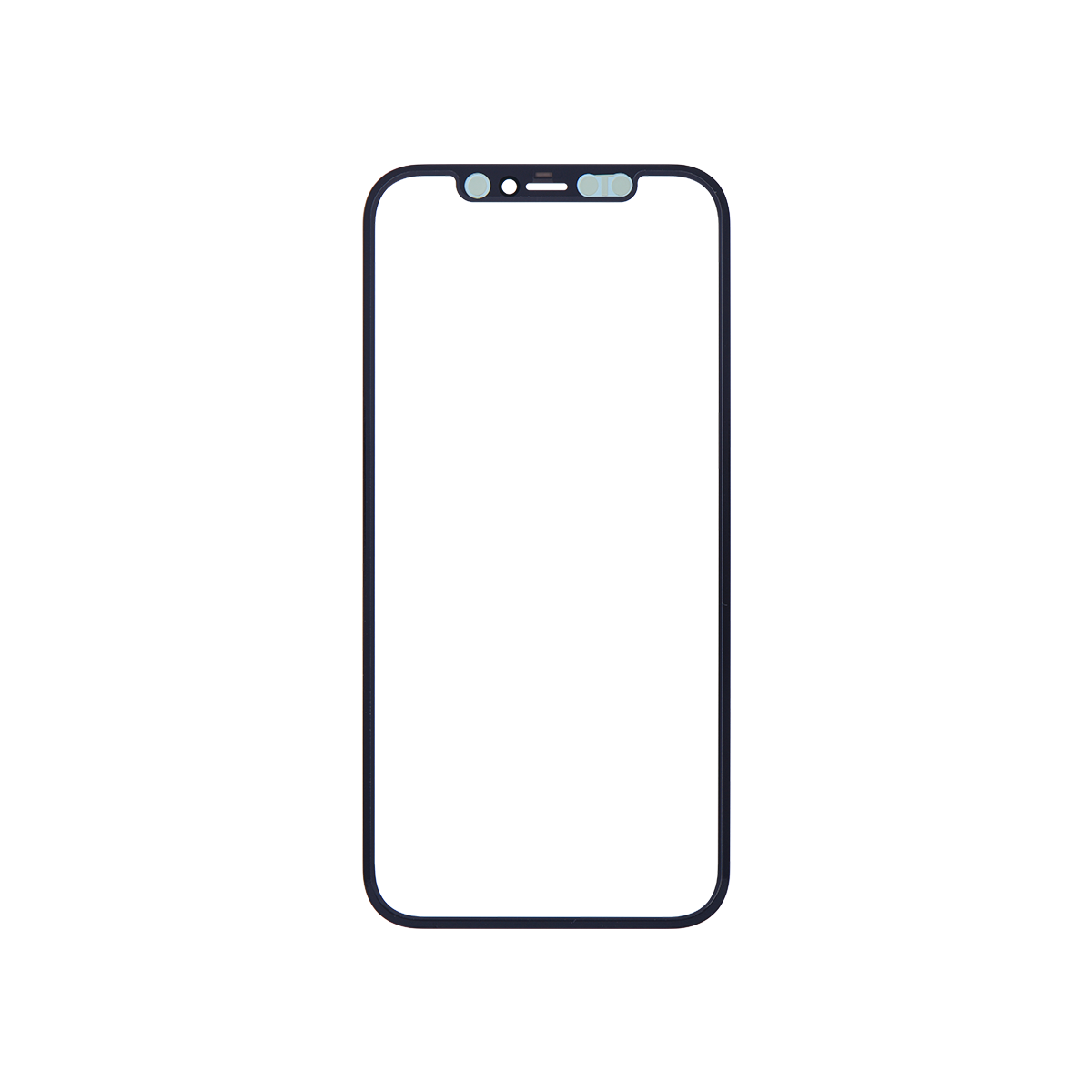 Apple iPhone 12/iPhone 12 Pro Glass - Repart - with Front Bezel and OCA Glue - 10 PCS - Black – Bild 2