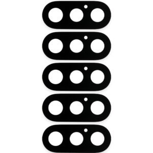 Apple iPhone XS/iPhone XS Max Camera Lens - 5 Pcs Set - Black