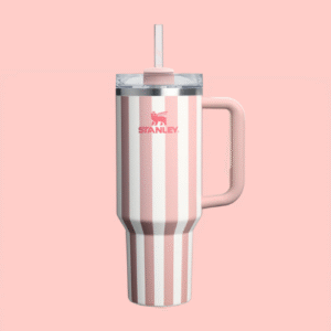 Stanley Quencher H2.0 Pink Stripes Edition