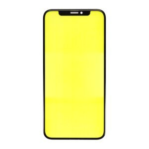 Apple iPhone XS Glass with Front Frame Bezel + Adhesive tape + OCA - OEM Black