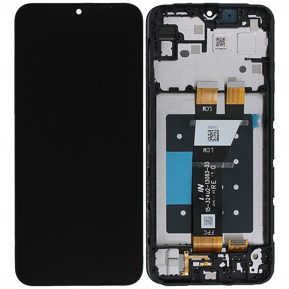 Samsung SM-A146P Galaxy A14 5G LCD Display + Touchscreen + Frame - GH81-23640A/GH81-23315A/GH82-30658A - Black