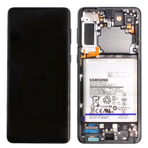 Samsung SM-G996B Galaxy S21 Plus LCD Display + Touchscreen + Frame - GH82-24555A/GH82-24744A - With Battery - Black