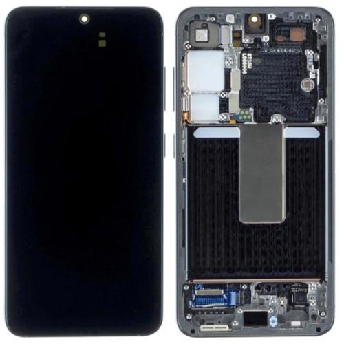 Samsung SM-S916B Galaxy S23 Plus LCD Display + Touchscreen + Frame - GH82-30476E/GH82-30477E/GH82-31123E - Grey
