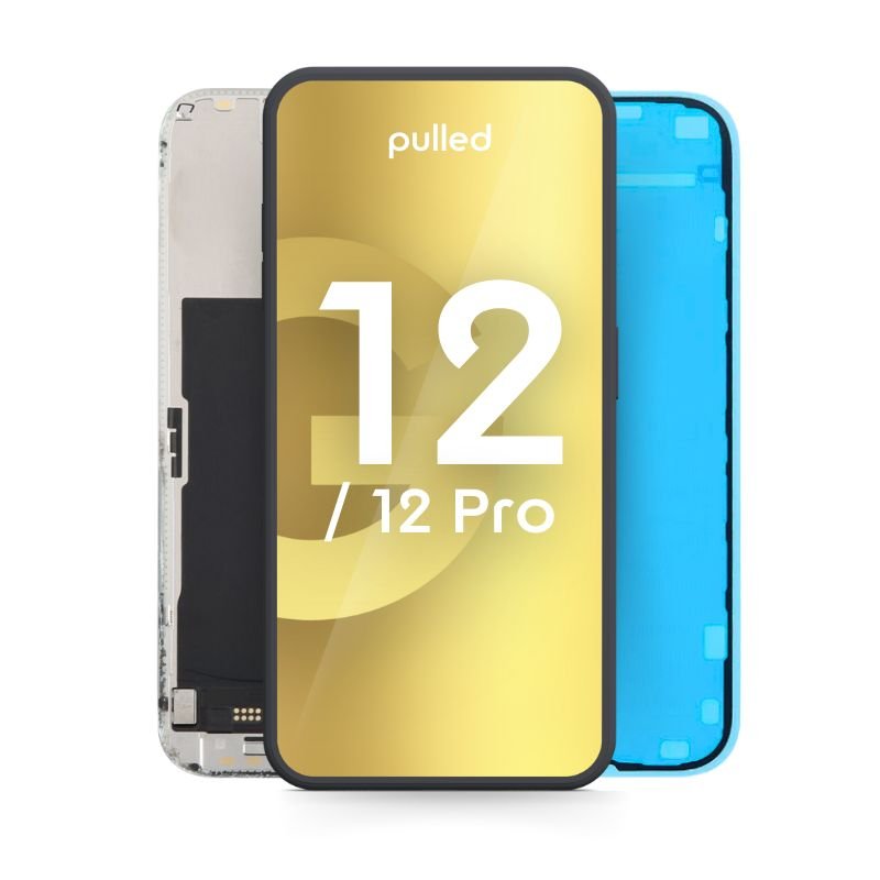Apple iPhone 12/iPhone 12 Pro LCD Display + Touchscreen - Pulled - Grade A+ - Black
